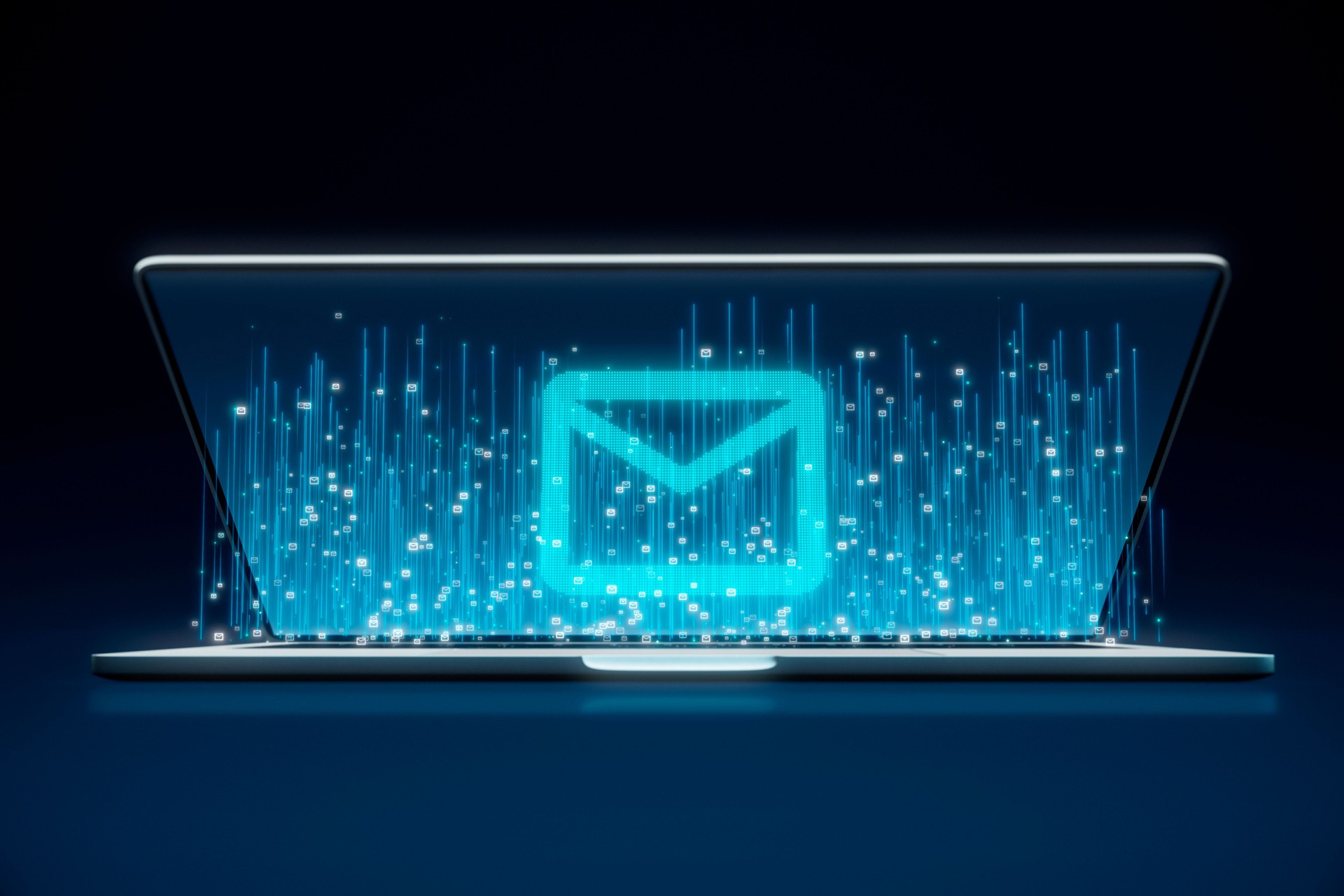 Sending E-mail with laptop